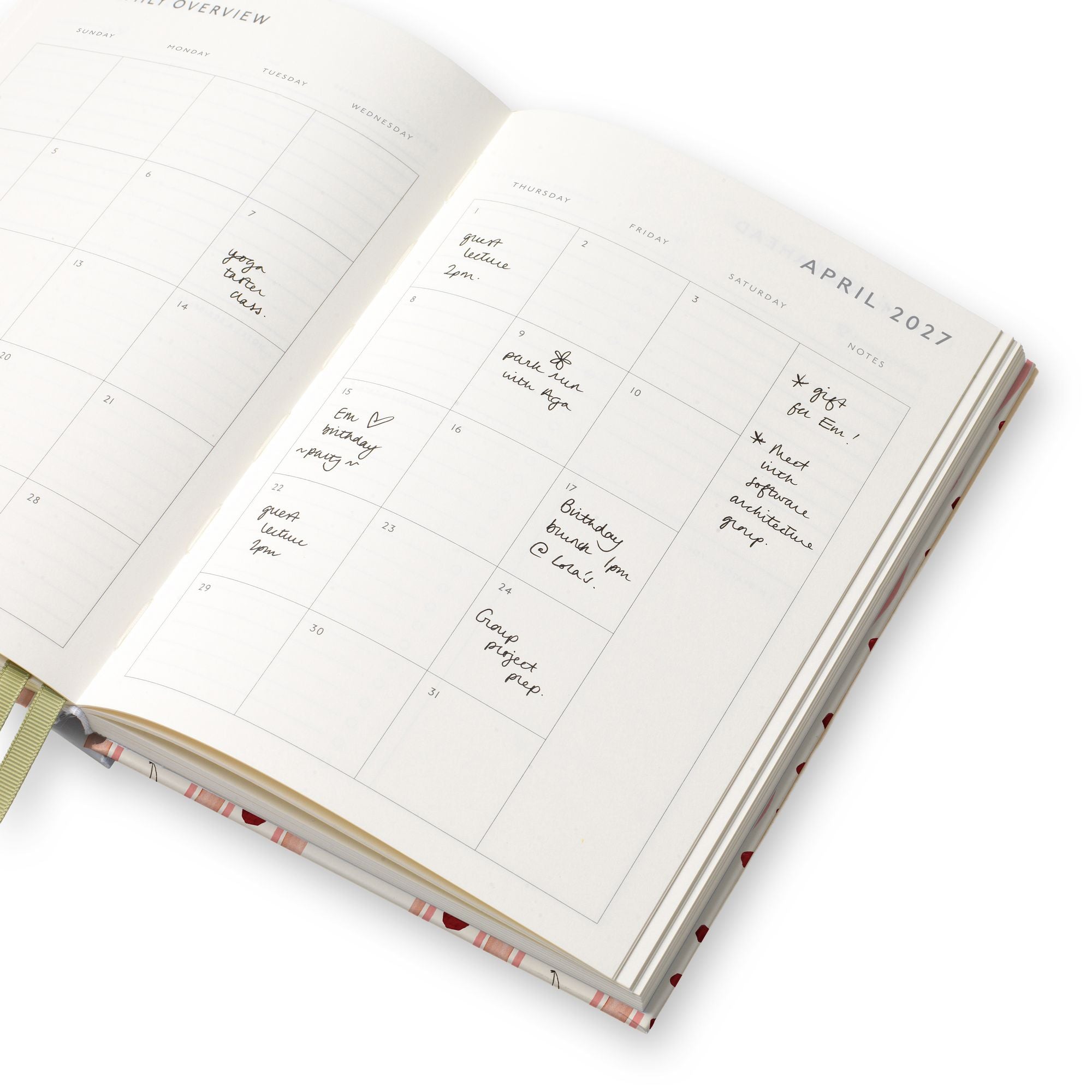 2026-2027 Papier A5 Academic Planner Berry Dream