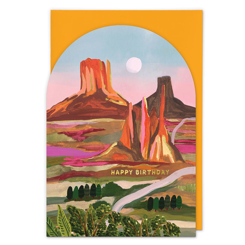 Monument Valley Birthday Card