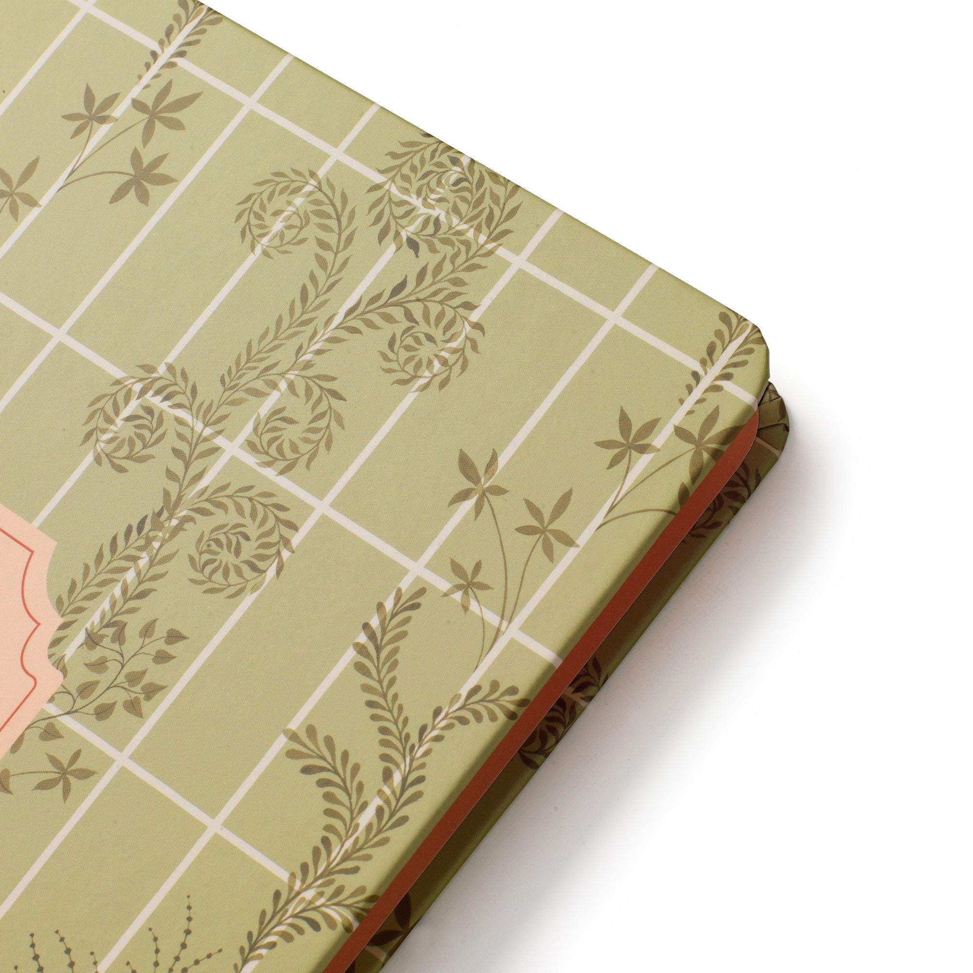 2027 Trellis B5 Hardcover Spiral Calendar Year Planner, 4 Dividers, Green