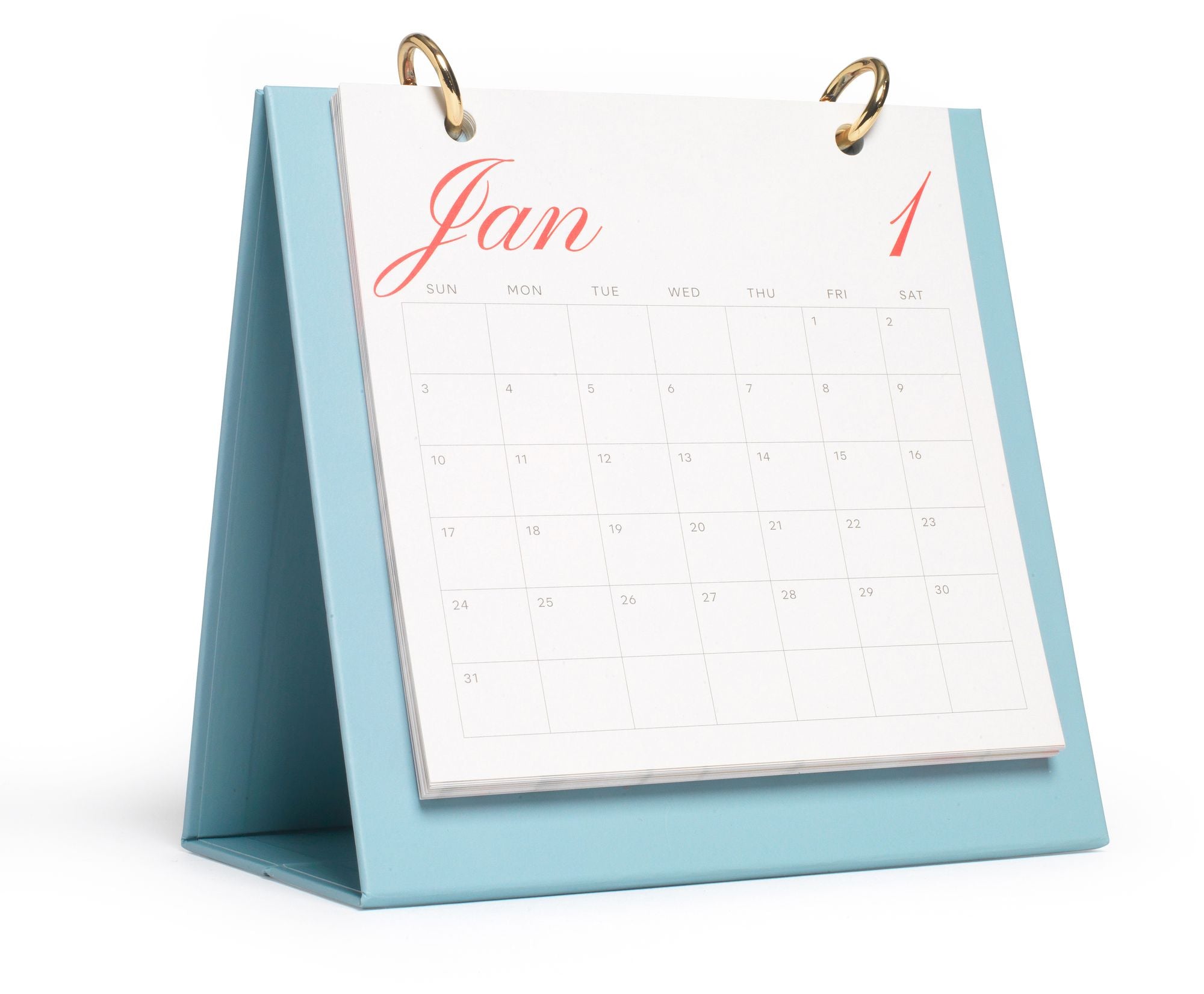 2027 Dewdrop Daydream Spiral Desk Calendar