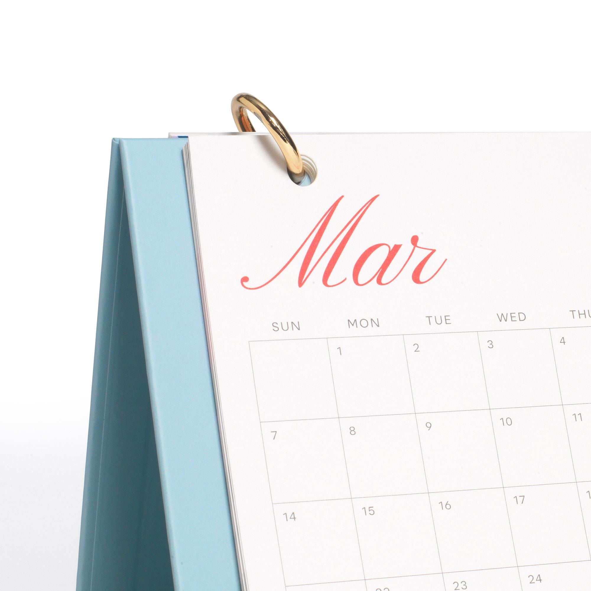 2027 Dewdrop Daydream Spiral Desk Calendar