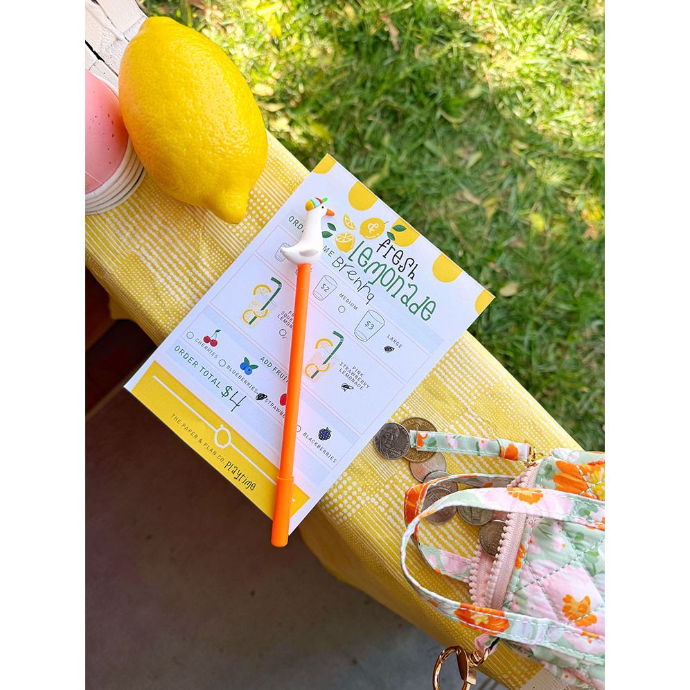 Lemonade Stand Notepad | Paper Source
