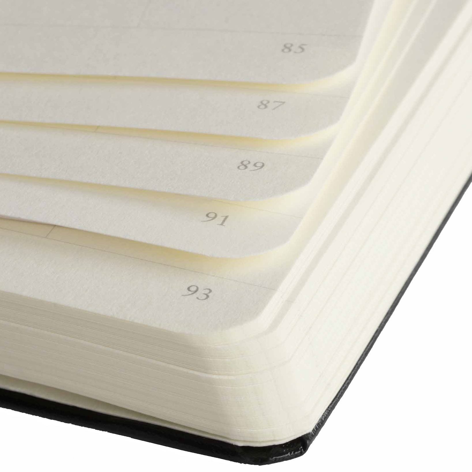 Leuchtturm Black Unlined Softcover Composition Notebook