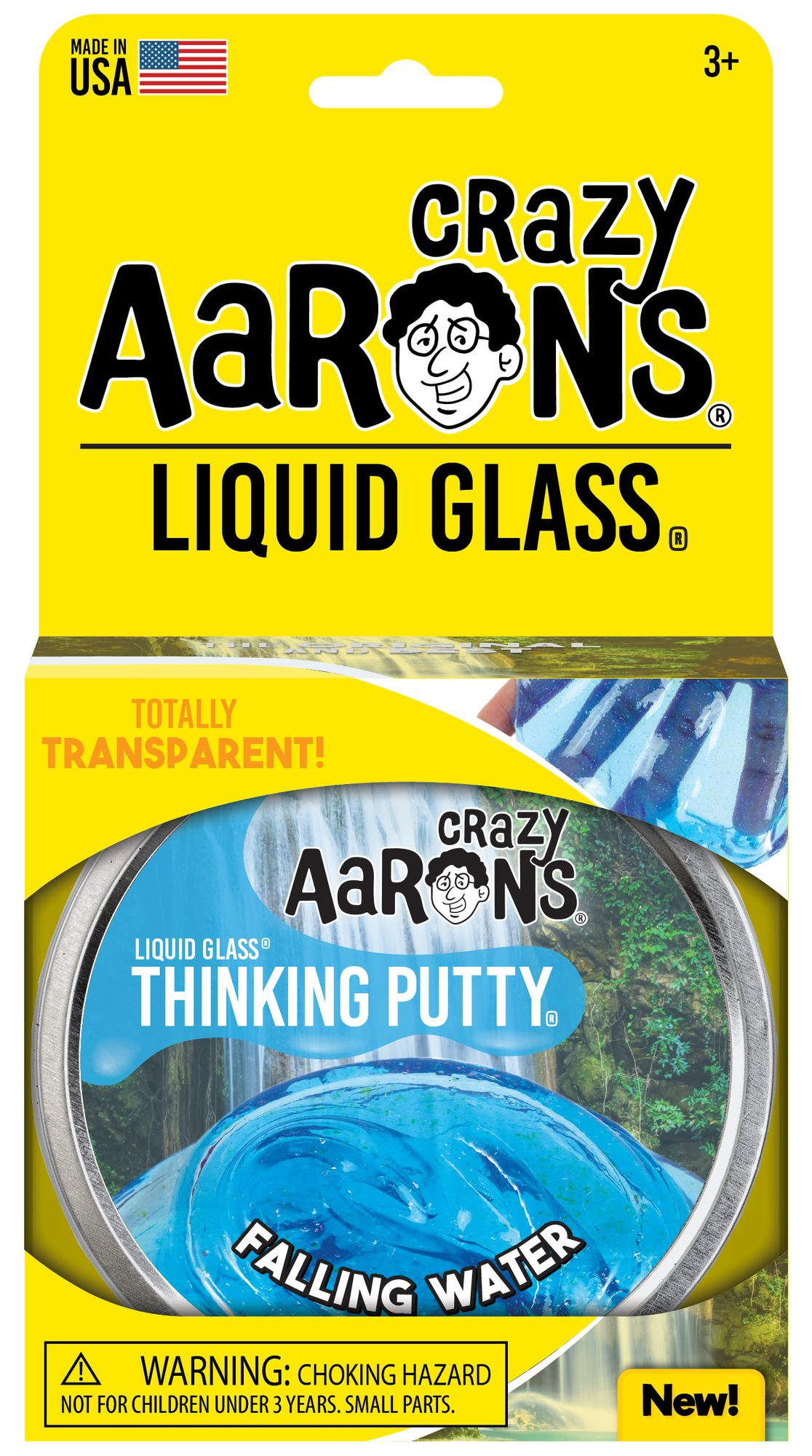 Liquid Glass Falling Water Thinking Putty Large Tin