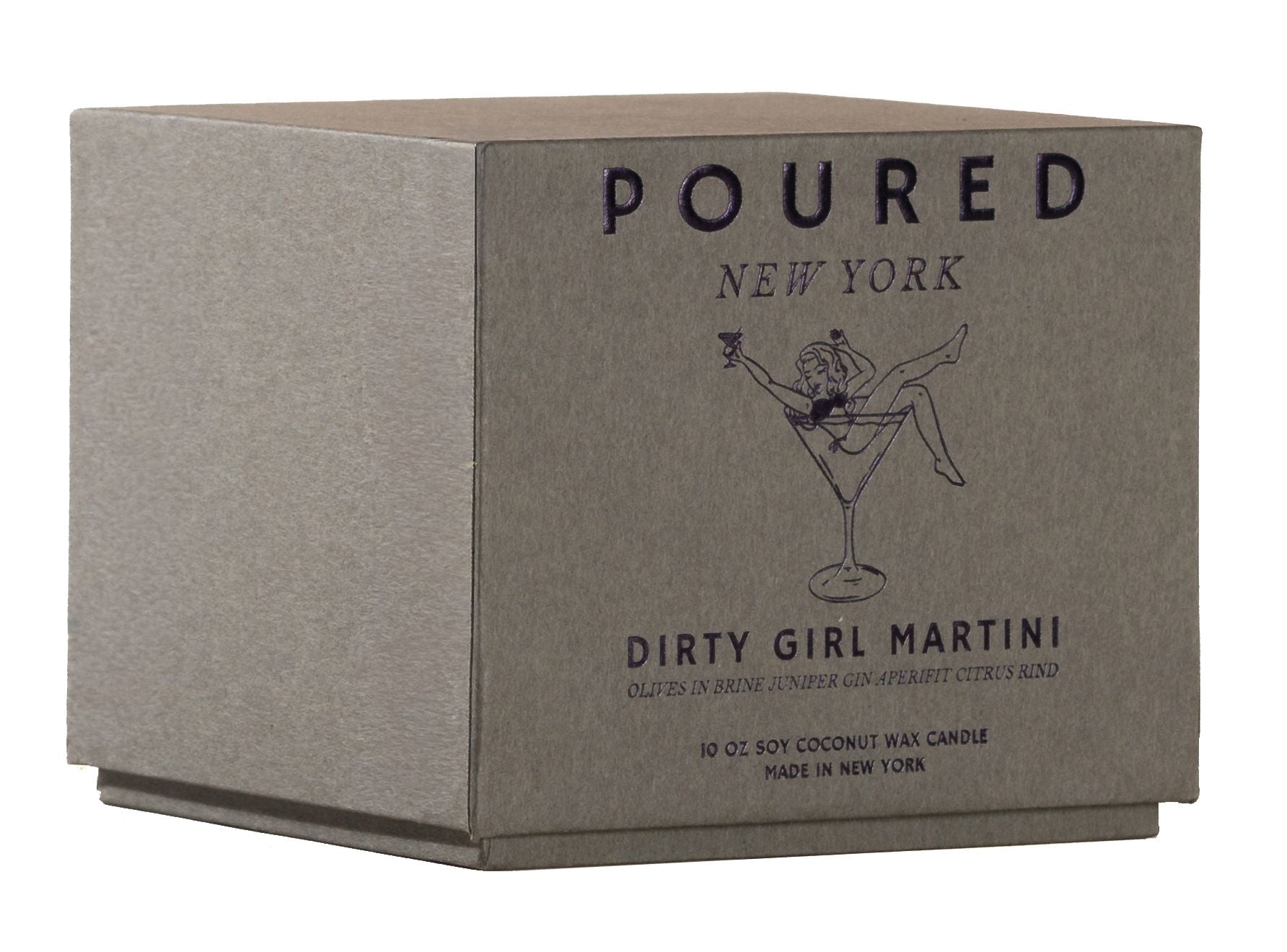 Dirty Girl Martini 10OZ Soy + Coconut Wax Candle