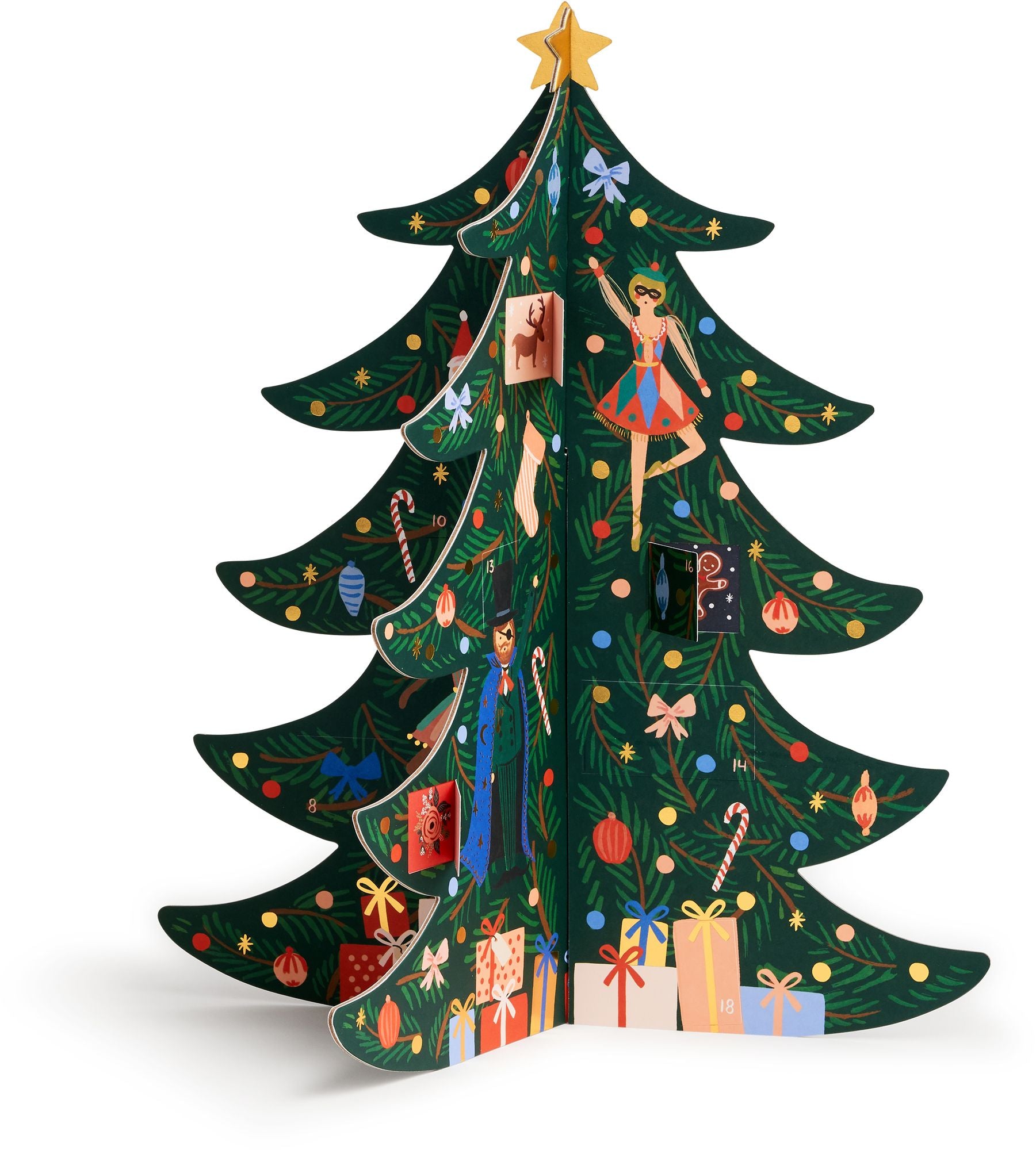 Christmas Tree Advent Calendar