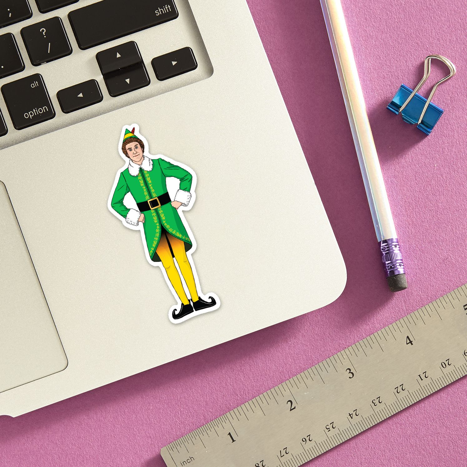 Elf Vinyl Sticker