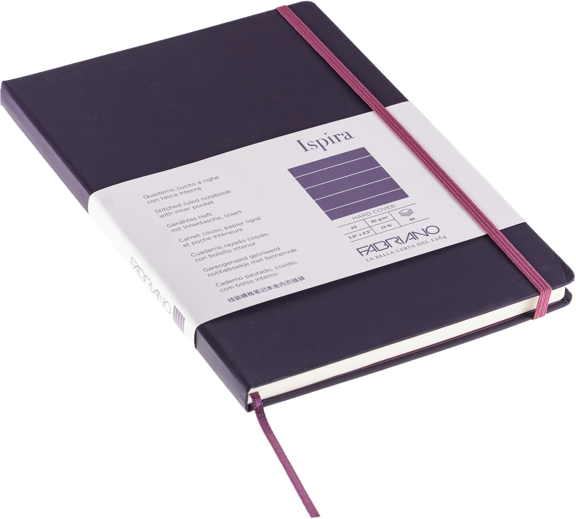 Purple Hardcover Lined Ispira Journal