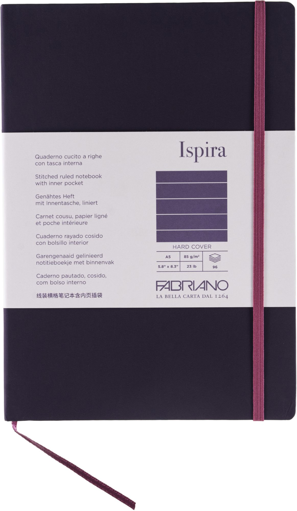 Purple Hardcover Lined Ispira Journal