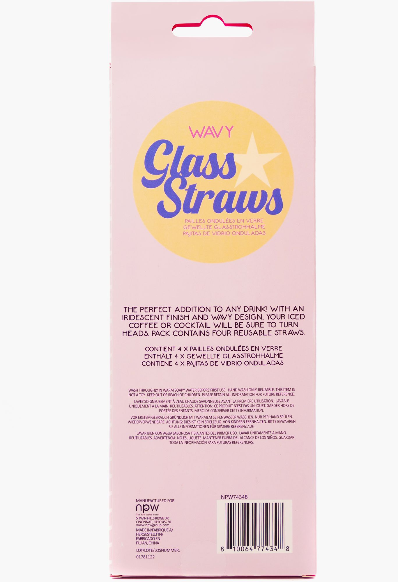 Wavy Glass Straws