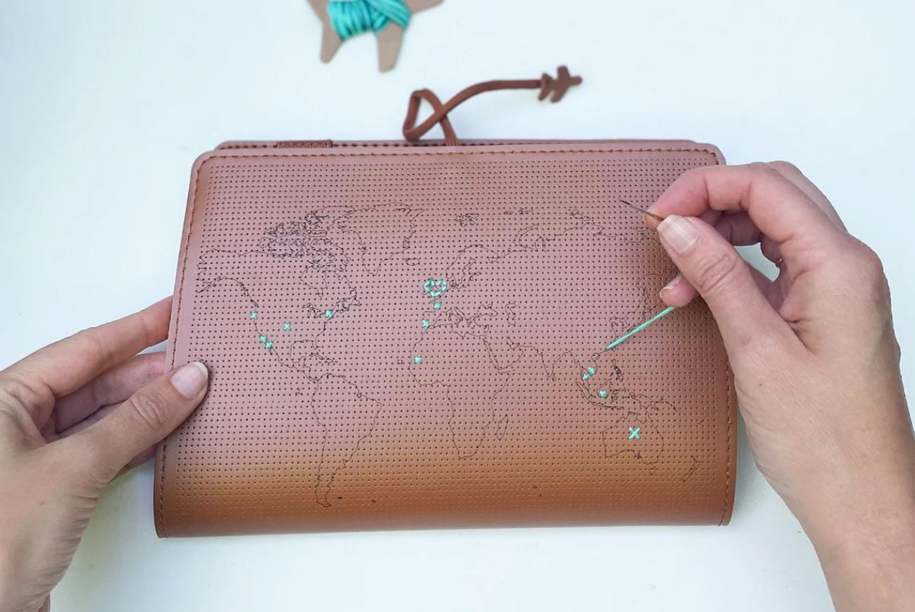 Stitch Your Travels World Notebook