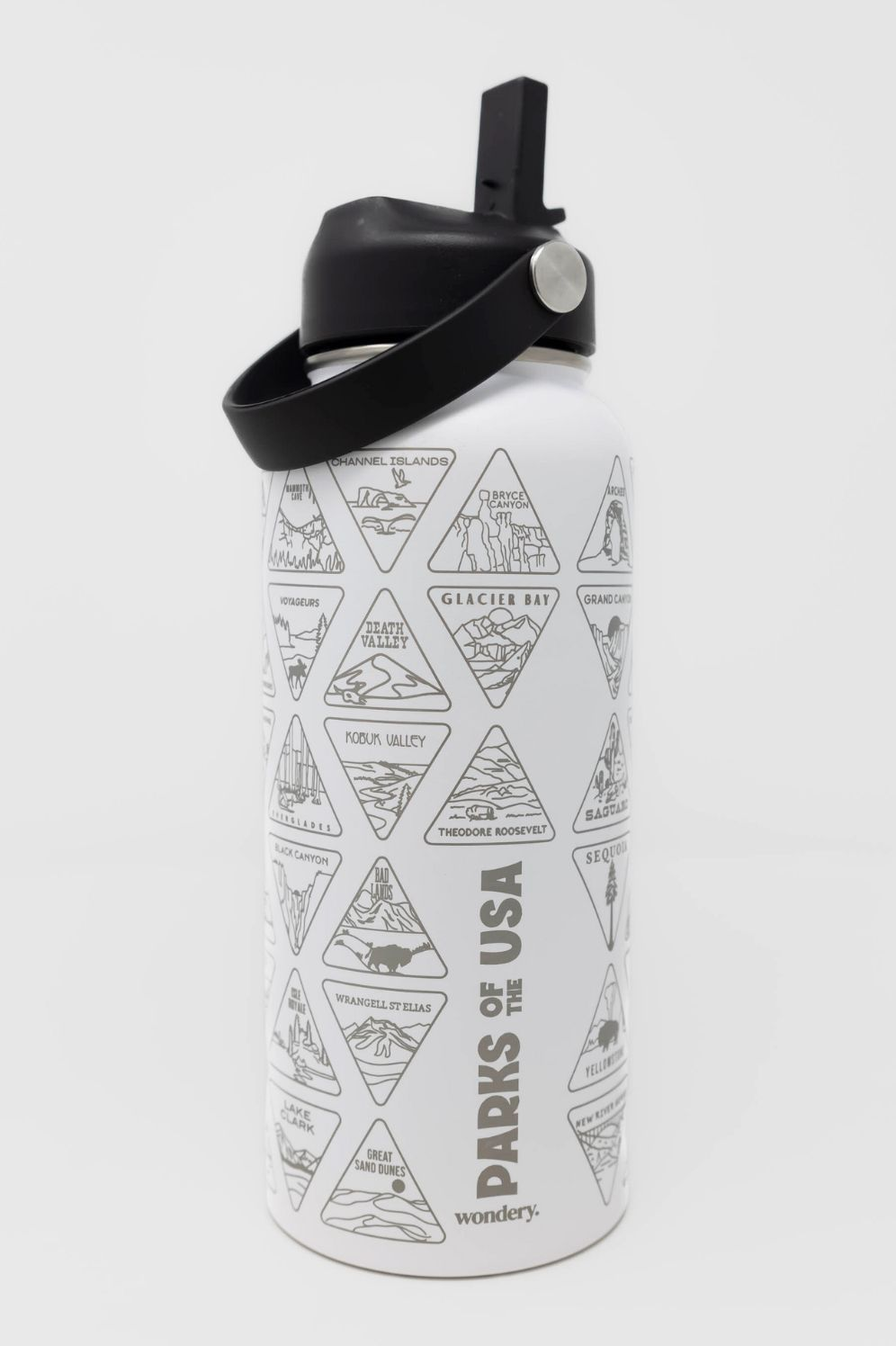 Parks of the US Bucket List Water Bottle
