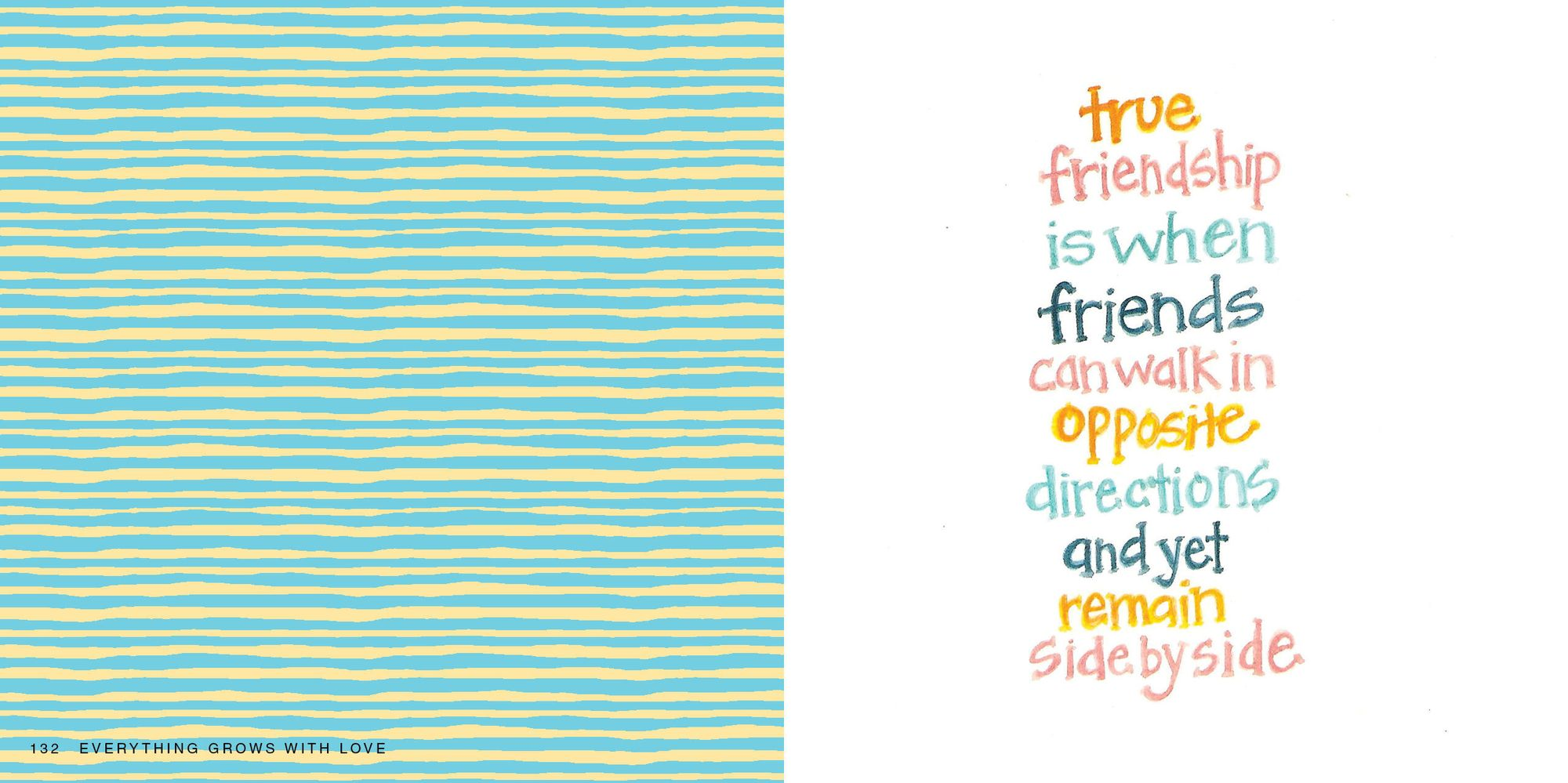 Everything Grows with Love: Beautiful Words, Inspiring Thoughts