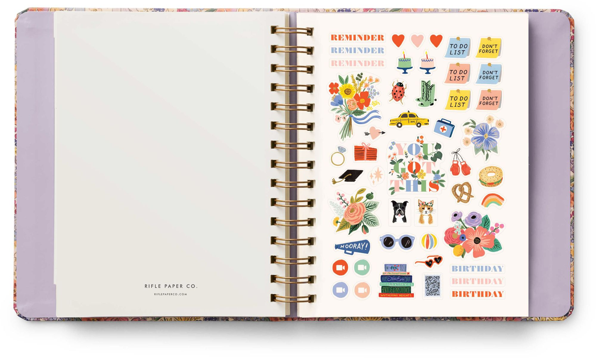 2025 Rifle Mimi Mini 17-Month Covered Spiral Planner