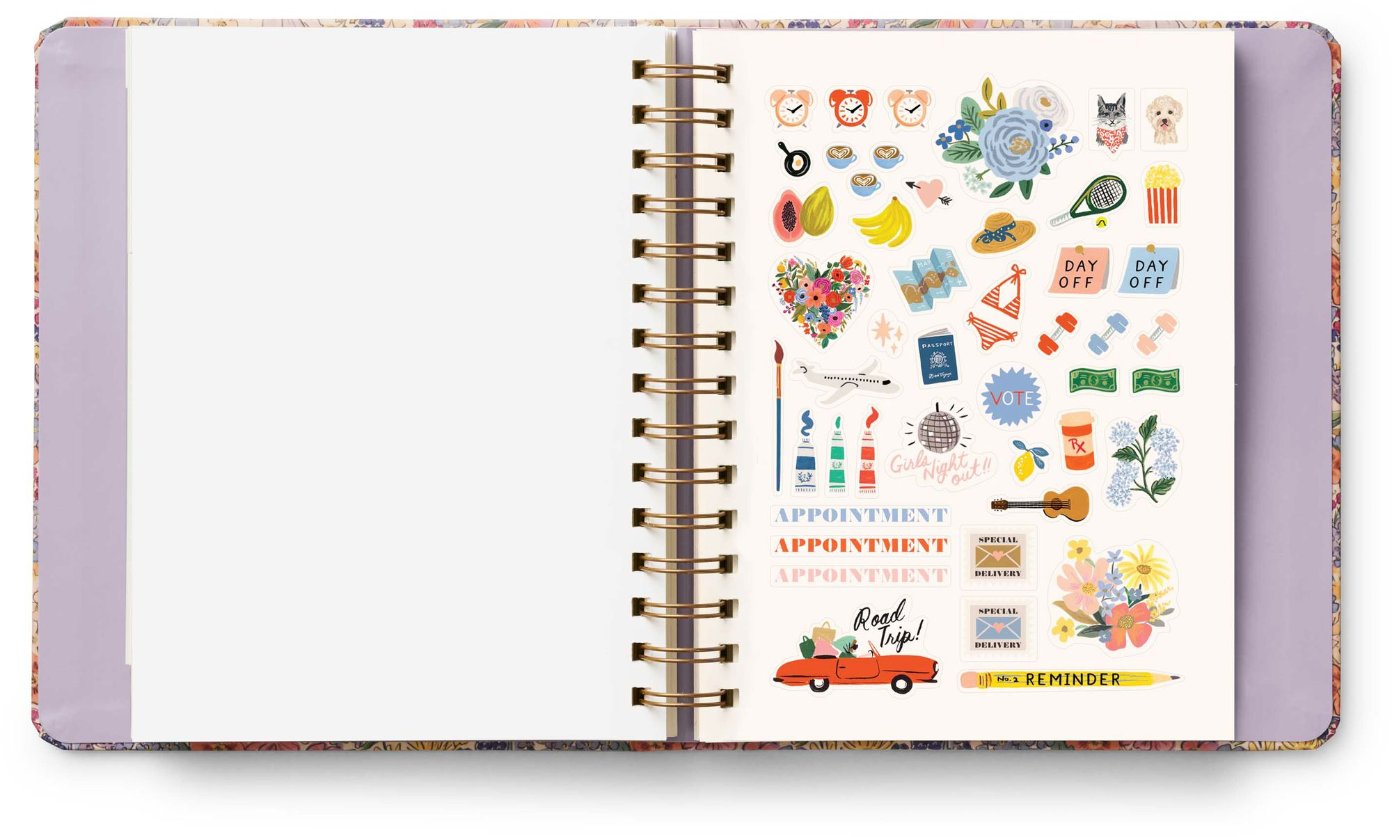 2025 Rifle Mimi Mini 17-Month Covered Spiral Planner
