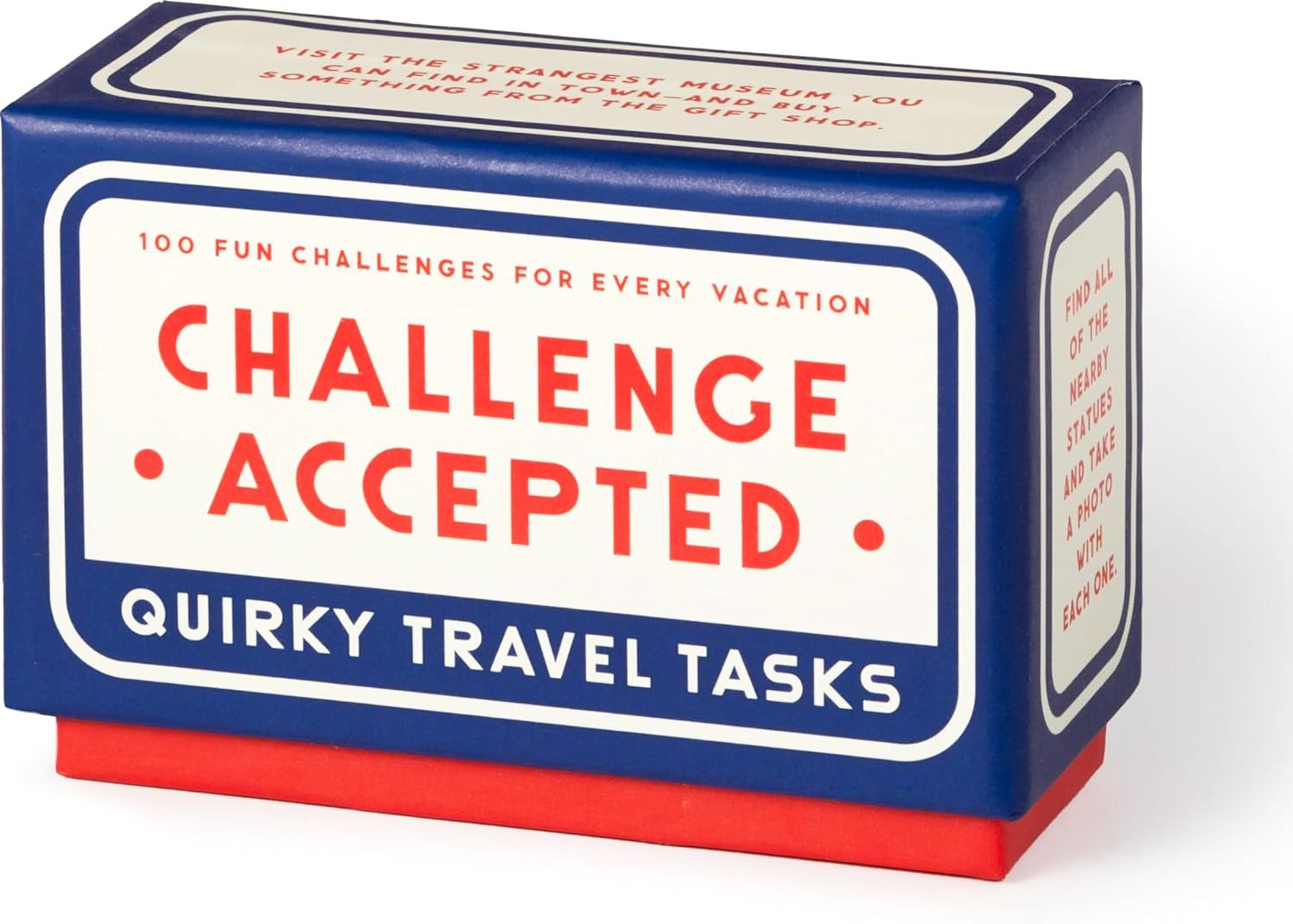 Challenge Accepted Travel Tasks Card Deck