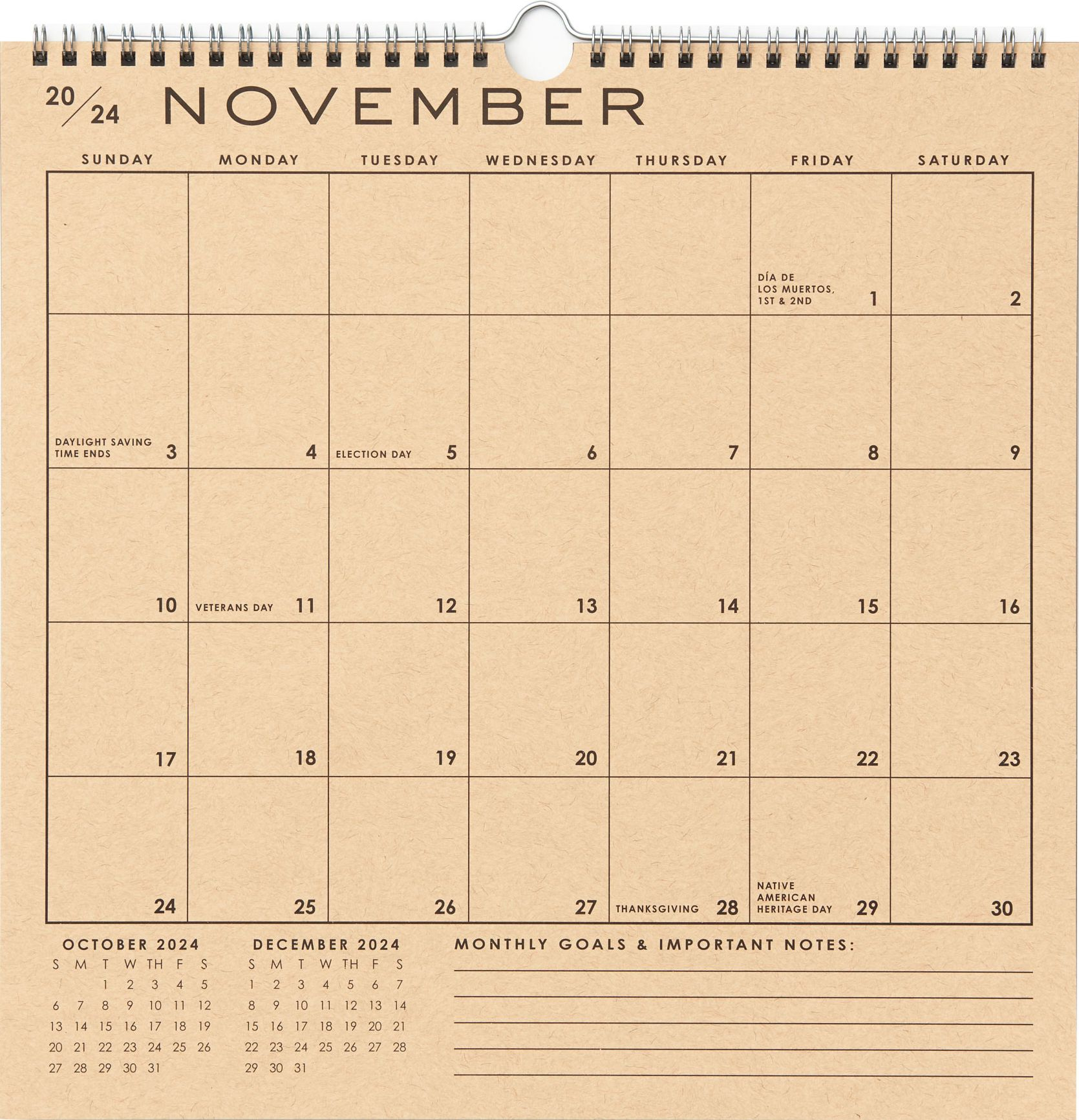 2025 Paper Source Grid 17 Month Calendar