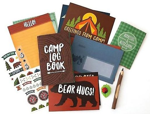 CAMP ADVENTURES AT CAMP STATIONERY SET