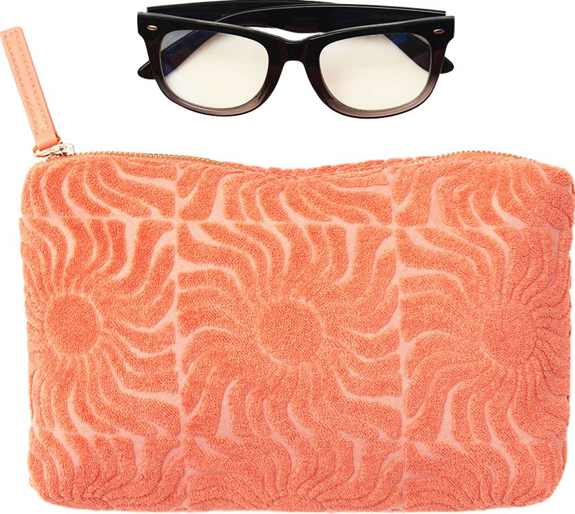 Textured Terrycloth Sun Pouch