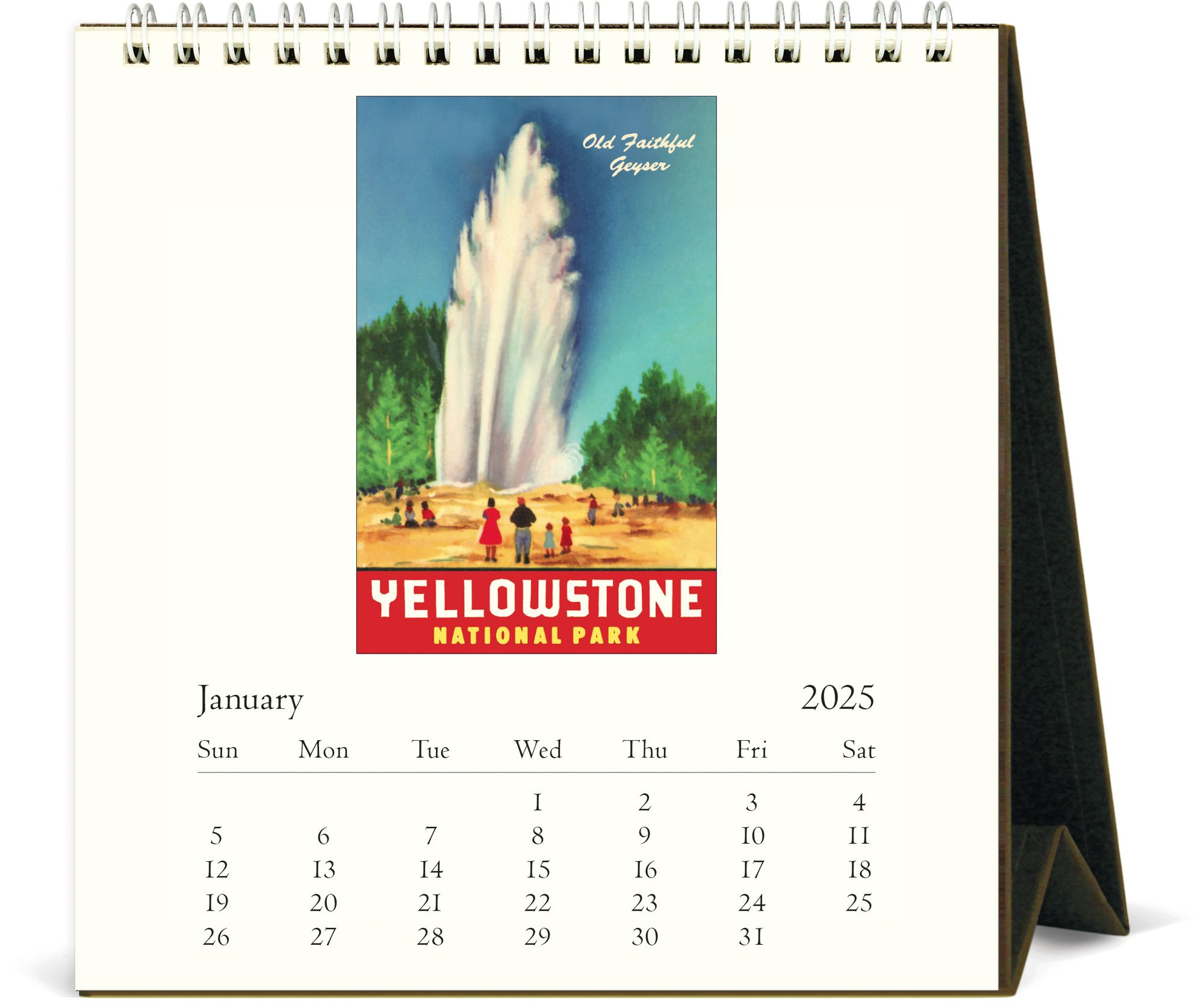 2025 National Parks Desk Calendar