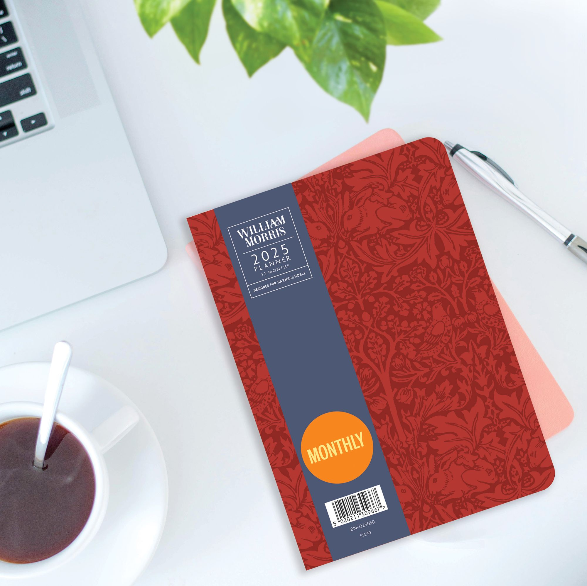 2025 William Morris Embossed Planner