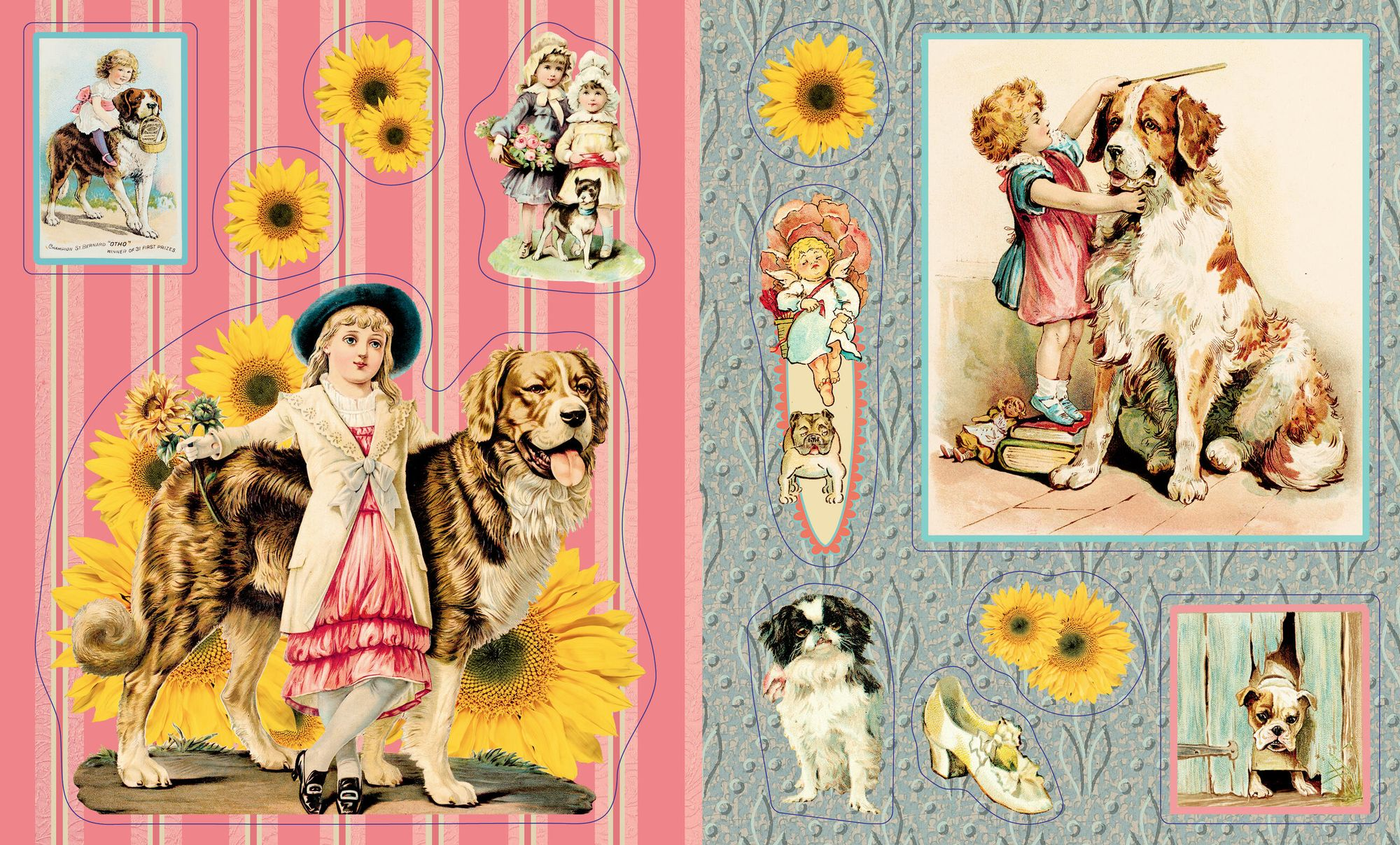 Cynthia Hart's Victoriana Dogs: The Sticker Book: 340 Captivating Stickers