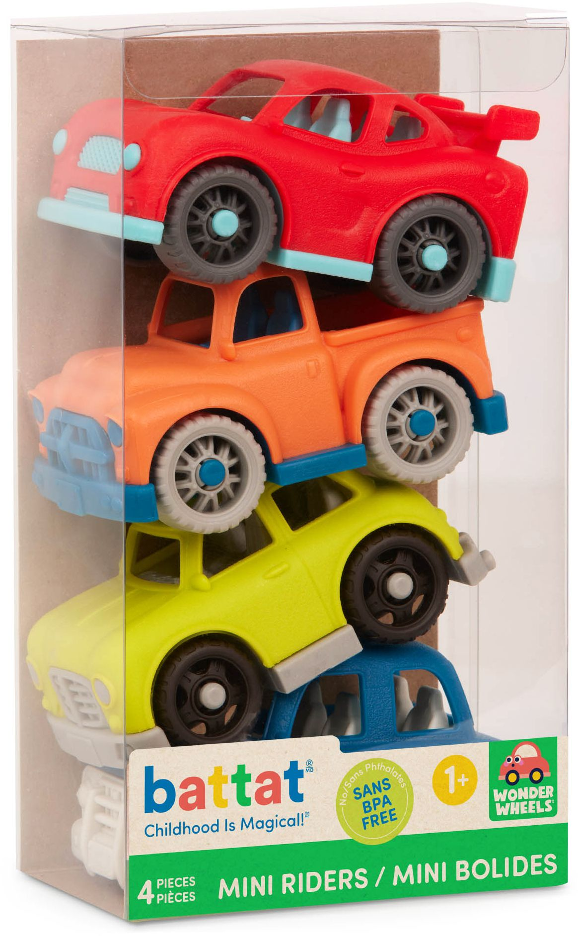 Mini Riders 1 (Set of 4) Miniature Toy Vehicles