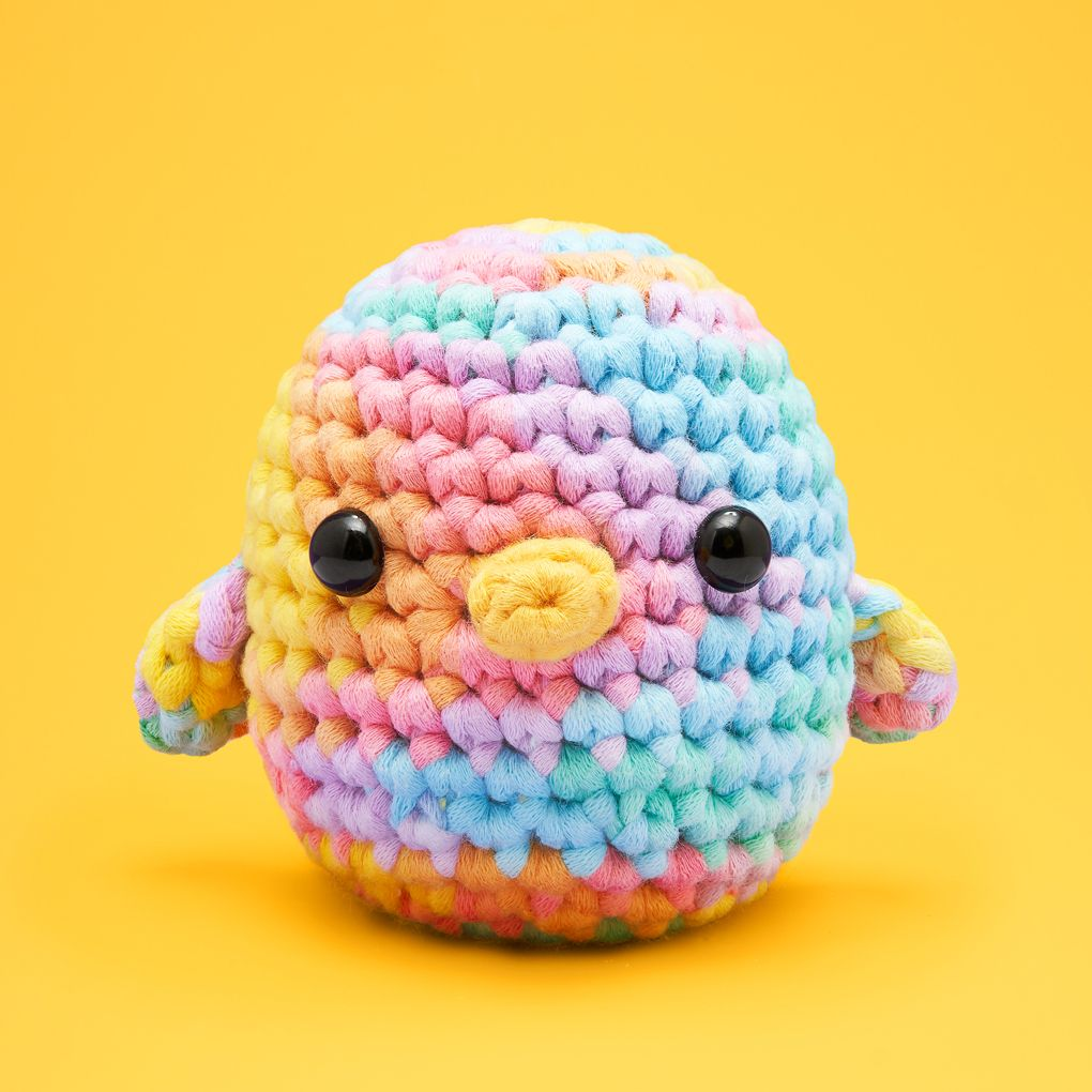 Pastel Kiki the Chick, The Woobles Beginner Crochet Kit - Excluive