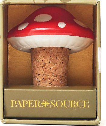 Ceramic Mushroom Wine Stopper