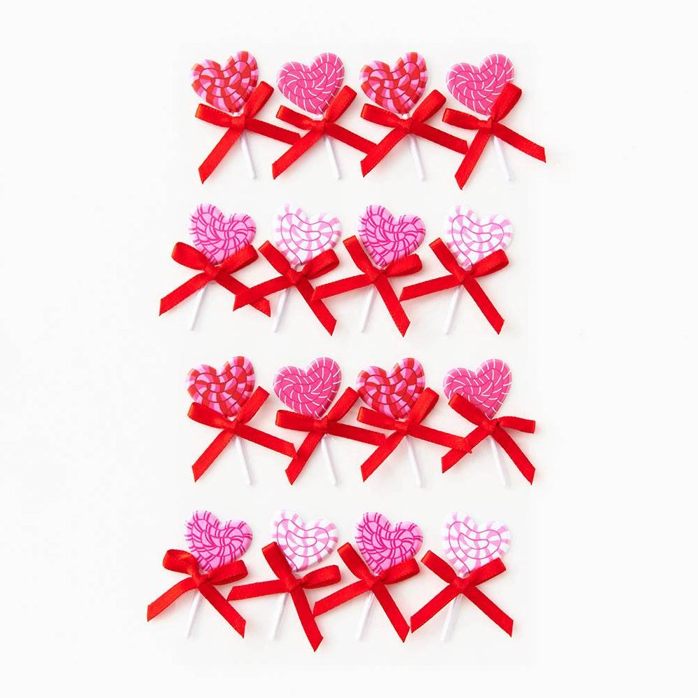 Lollipop Heart Stickers