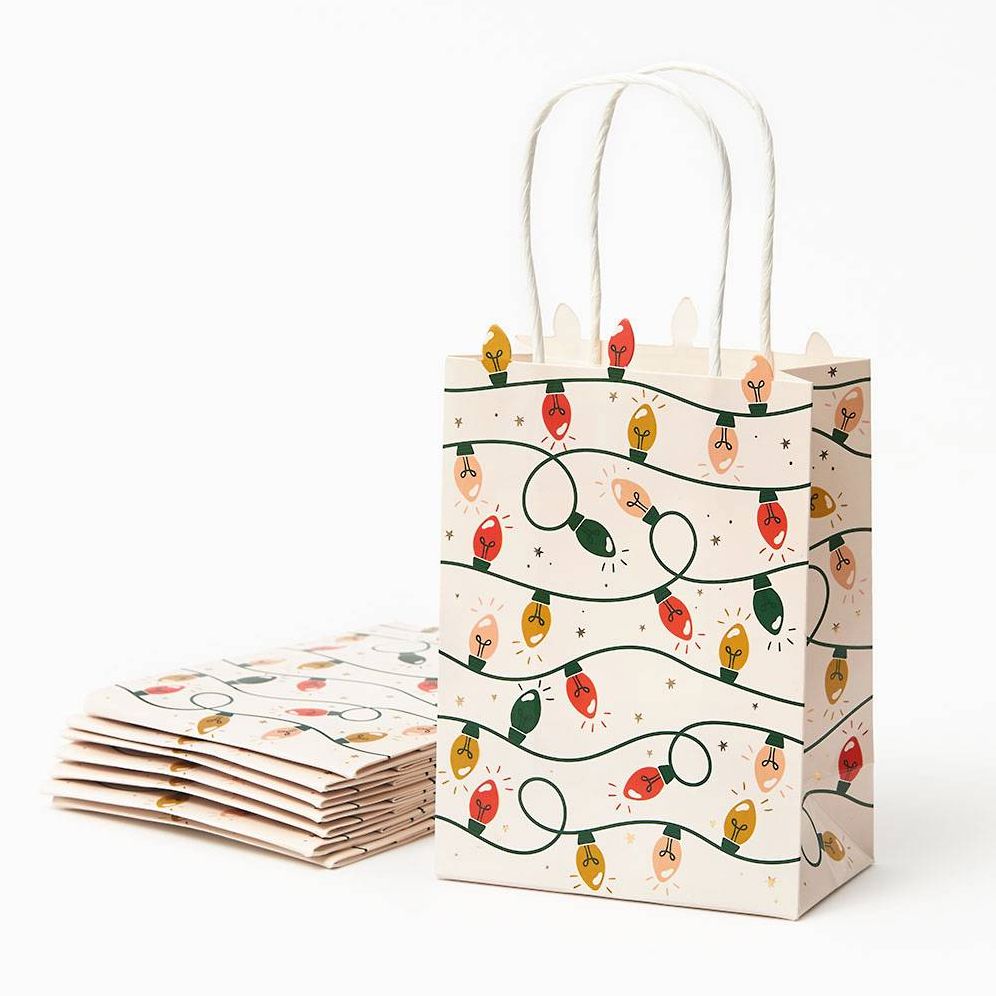 Christmas Lights Treat Bags