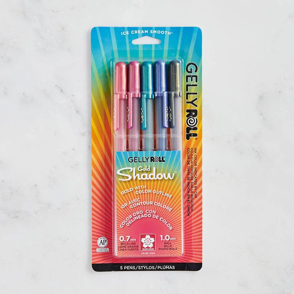 Gold Shadow Gelly Roll Pens