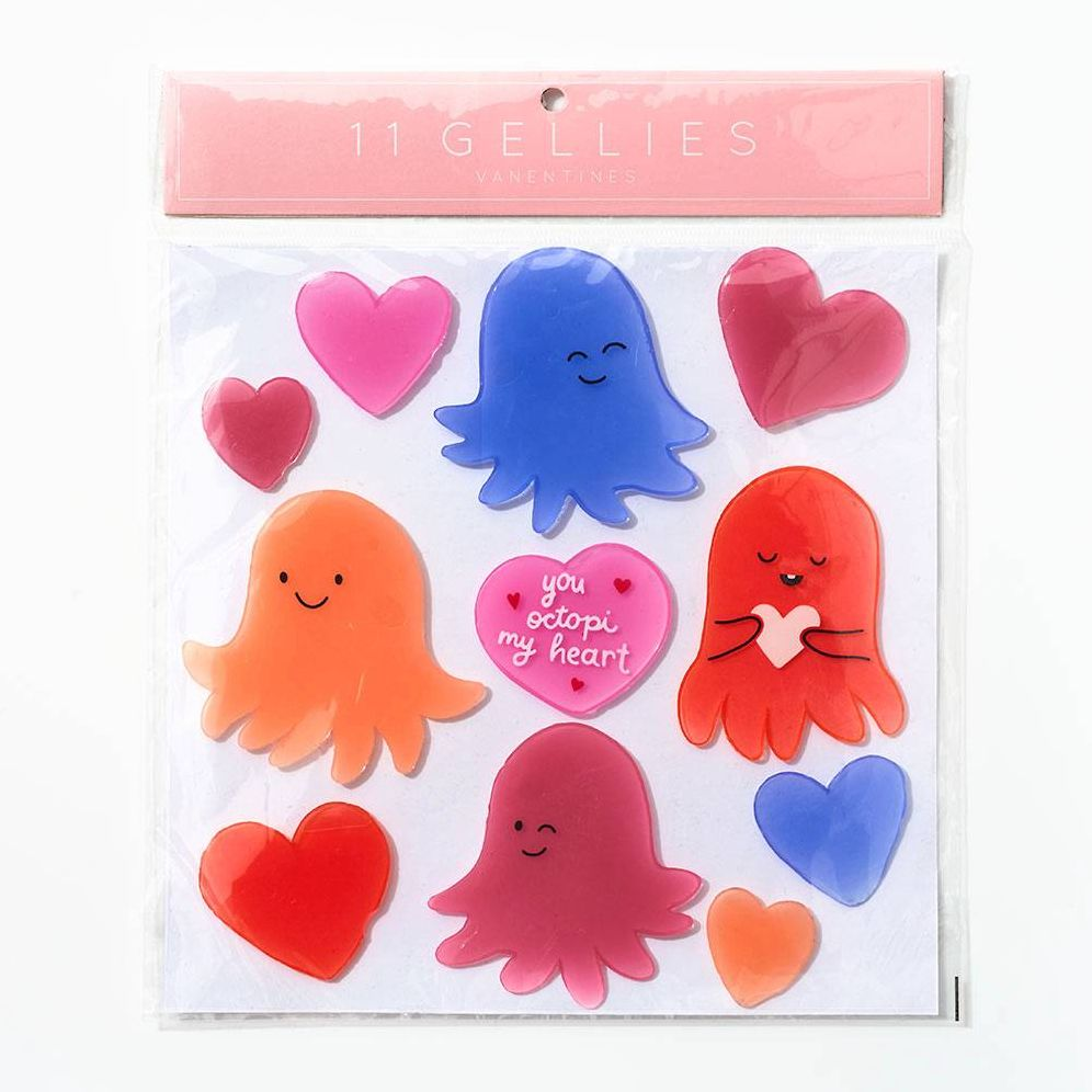 Octopi My Heart Gel Clings