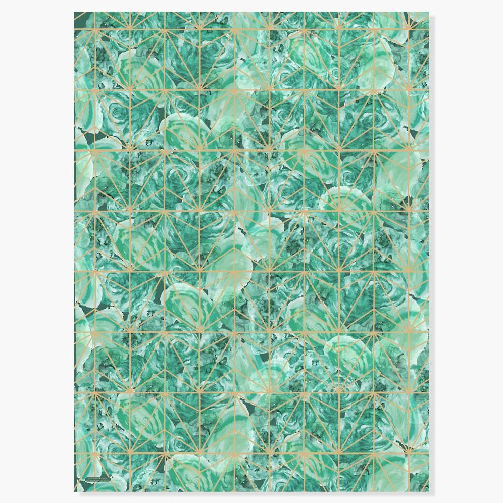 Geometric Watercolor Wrap Battle Wrapping Paper
