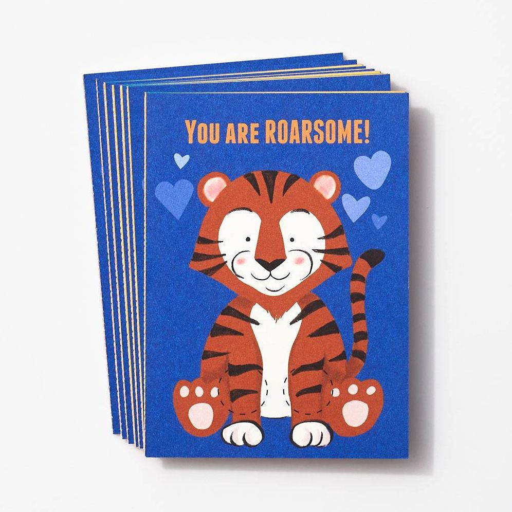 Wild Jungle Finger Puppet Valentine Card Set
