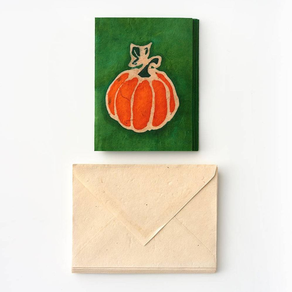 Fine Paper Pumpkin Stationery Set