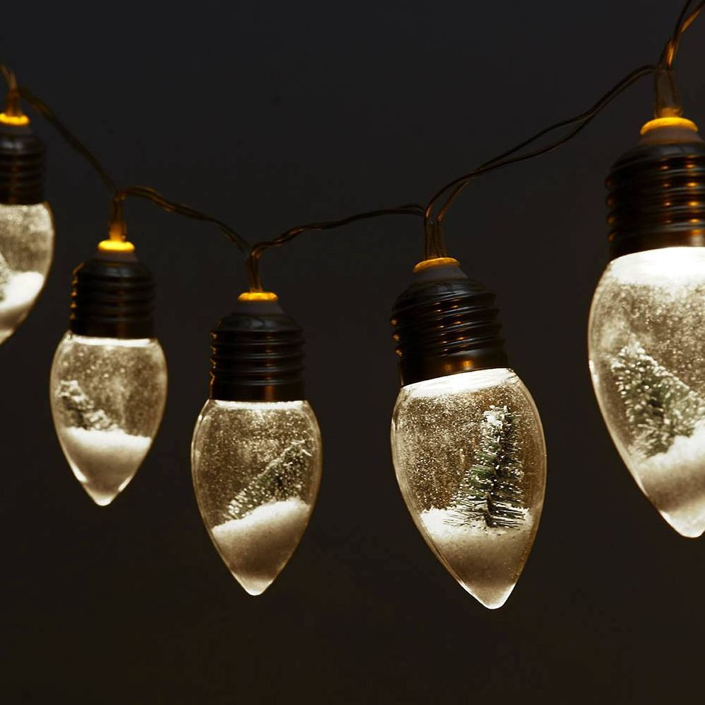 Glass Bulb Tree String Lights