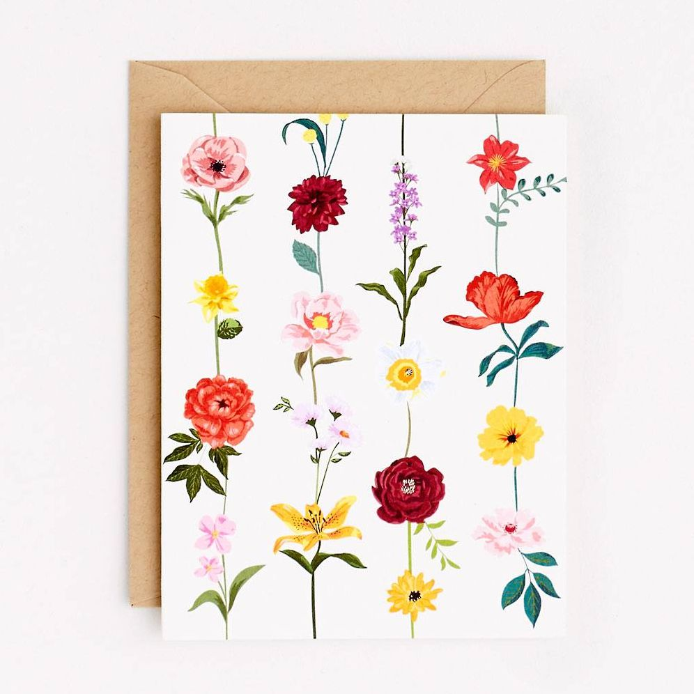Assorted Bright Floral Stationery Set