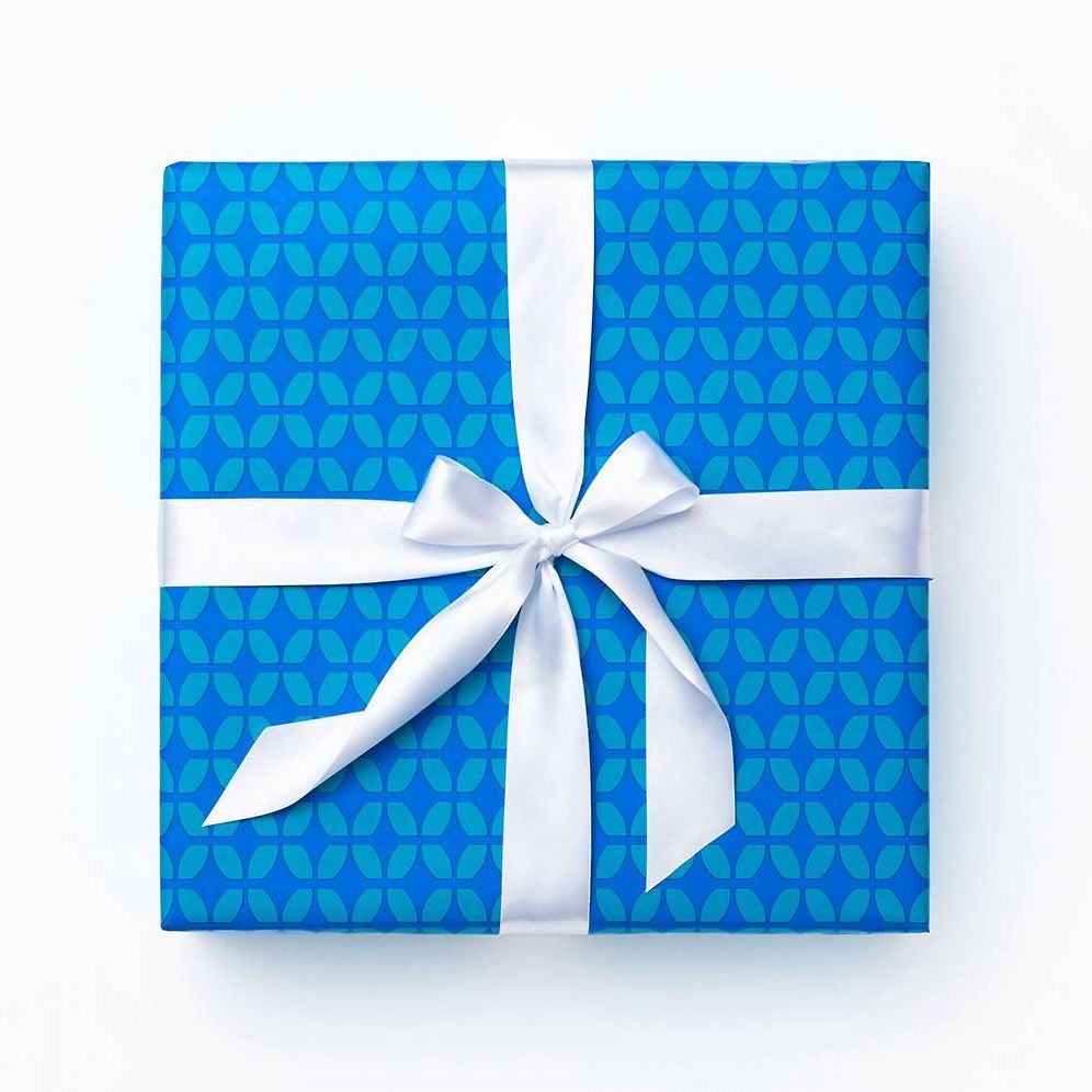 Pink & Blue Reversible Wrapping Paper