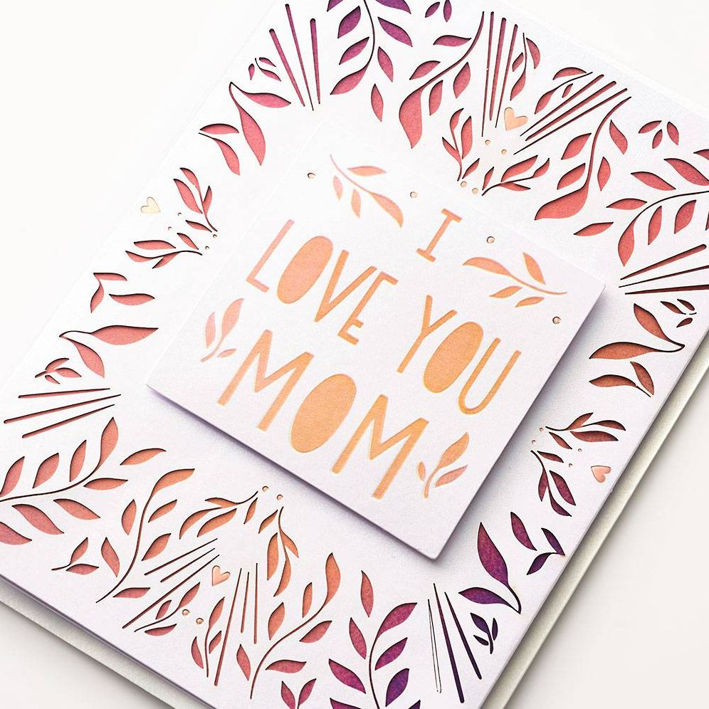 I Love You Mom Mother's Day Card