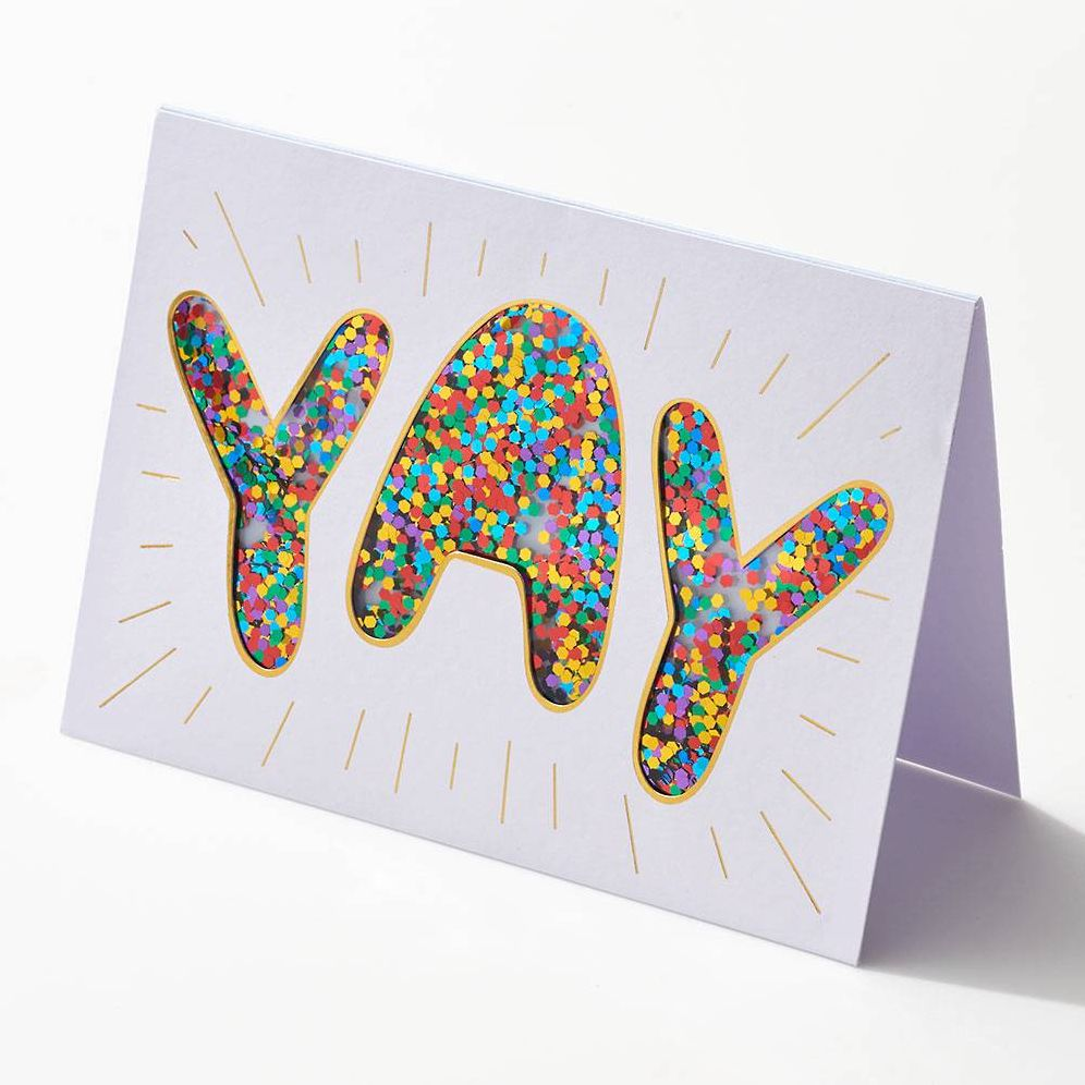 Yay Confetti Congratulations Card