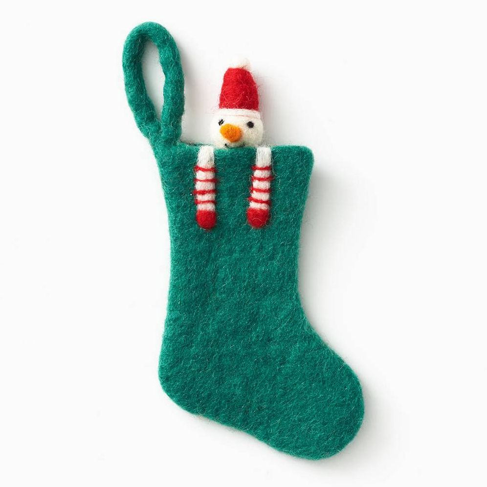 Mini Green Critter Stocking