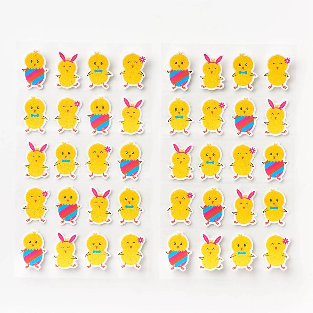 Glitter Chick Stickers