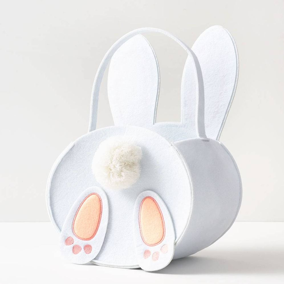 Bunny Pom Easter Basket