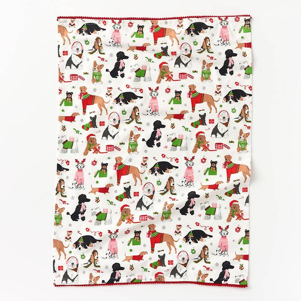 Christmas Good Boys Tea Towel