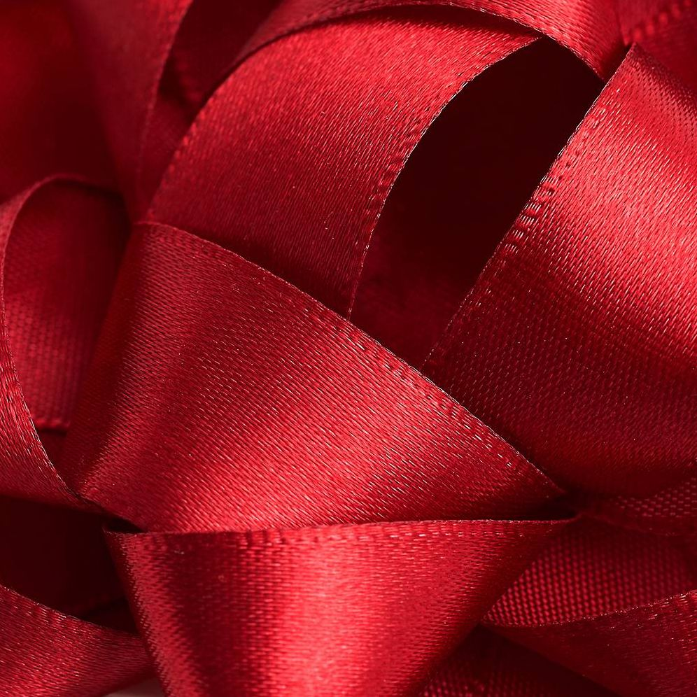 Red Satin Bow