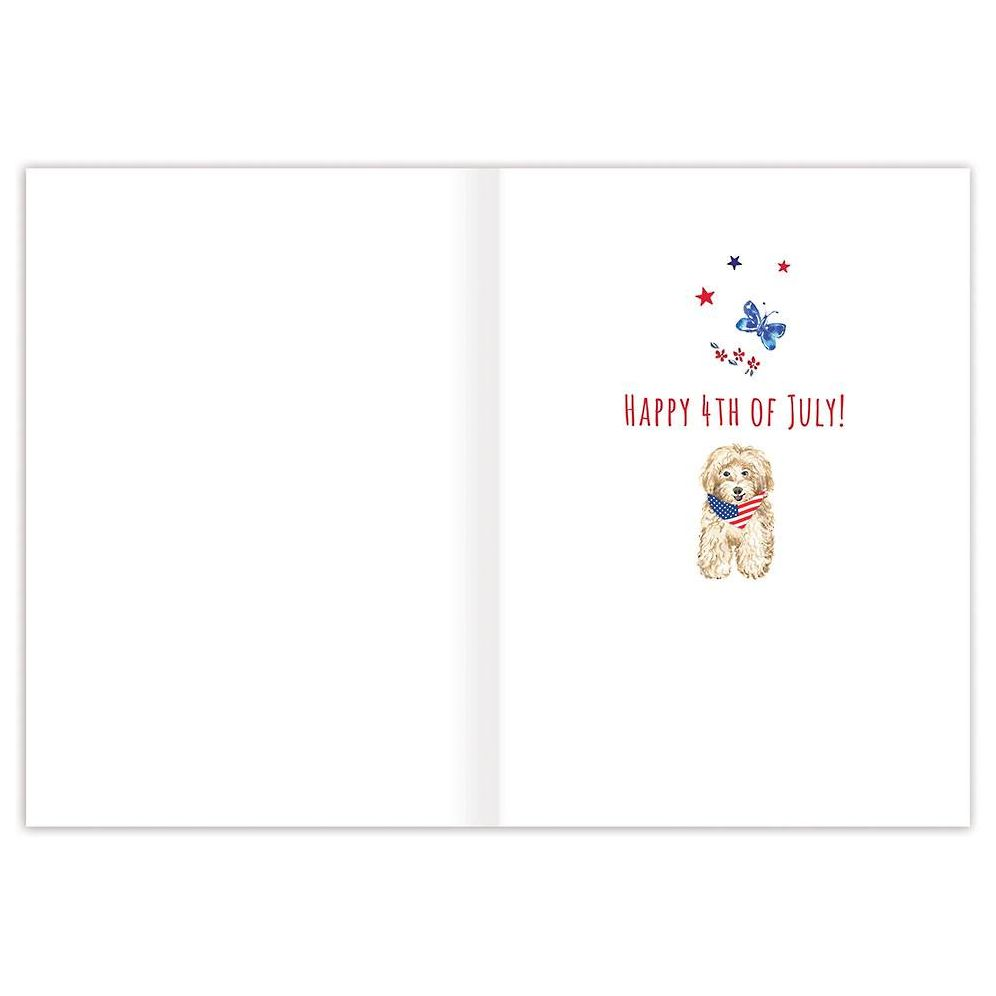 America The Beautiful Fourth Of July Card