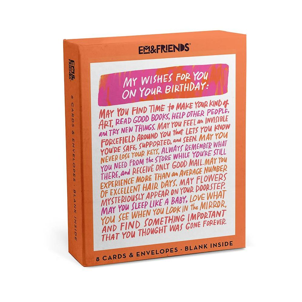 Wishes For You Birthday Card Box