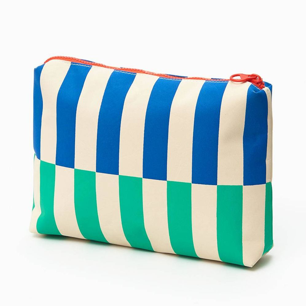 Large Multi Stripe Pouch