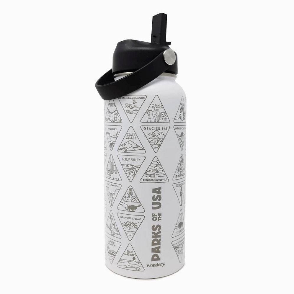 Parks of the US Bucket List Water Bottle